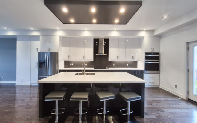 Custom kitchen cabinets installed by IQhome in GTA